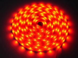Taśma LED czerwona 5050 5m/300diod IP65